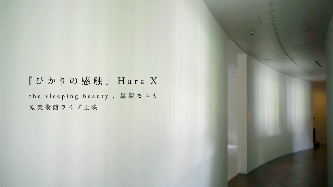 Hara X:  Touched by Light — the sleeping beauty and Moeka Shiotsuka [Hara Museum, Tokyo]