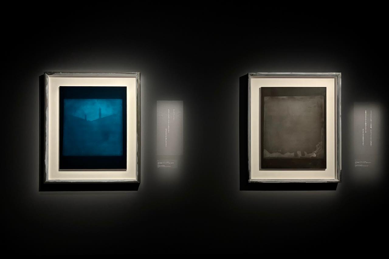 Hiroshi Sugimoto (From left to right), Photogenic Drawing 017 Roofline of Lacock Abbey, circa 1835–1839 (2008), Photogenic Drawing 001 Roofline, Lacock Abbey, 16 November 1839 (2009) © Hiroshi Sugimoto / Courtesy of Gallery Koyanagi