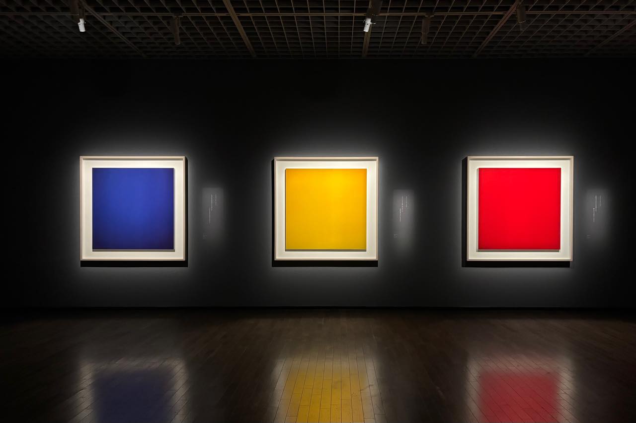Hiroshi Sugimoto (From left to right), Opticks 075 (2018), Opticks 066 (2018), Opticks 027 (2018) © Hiroshi Sugimoto / Courtesy of Gallery Koyanagi
