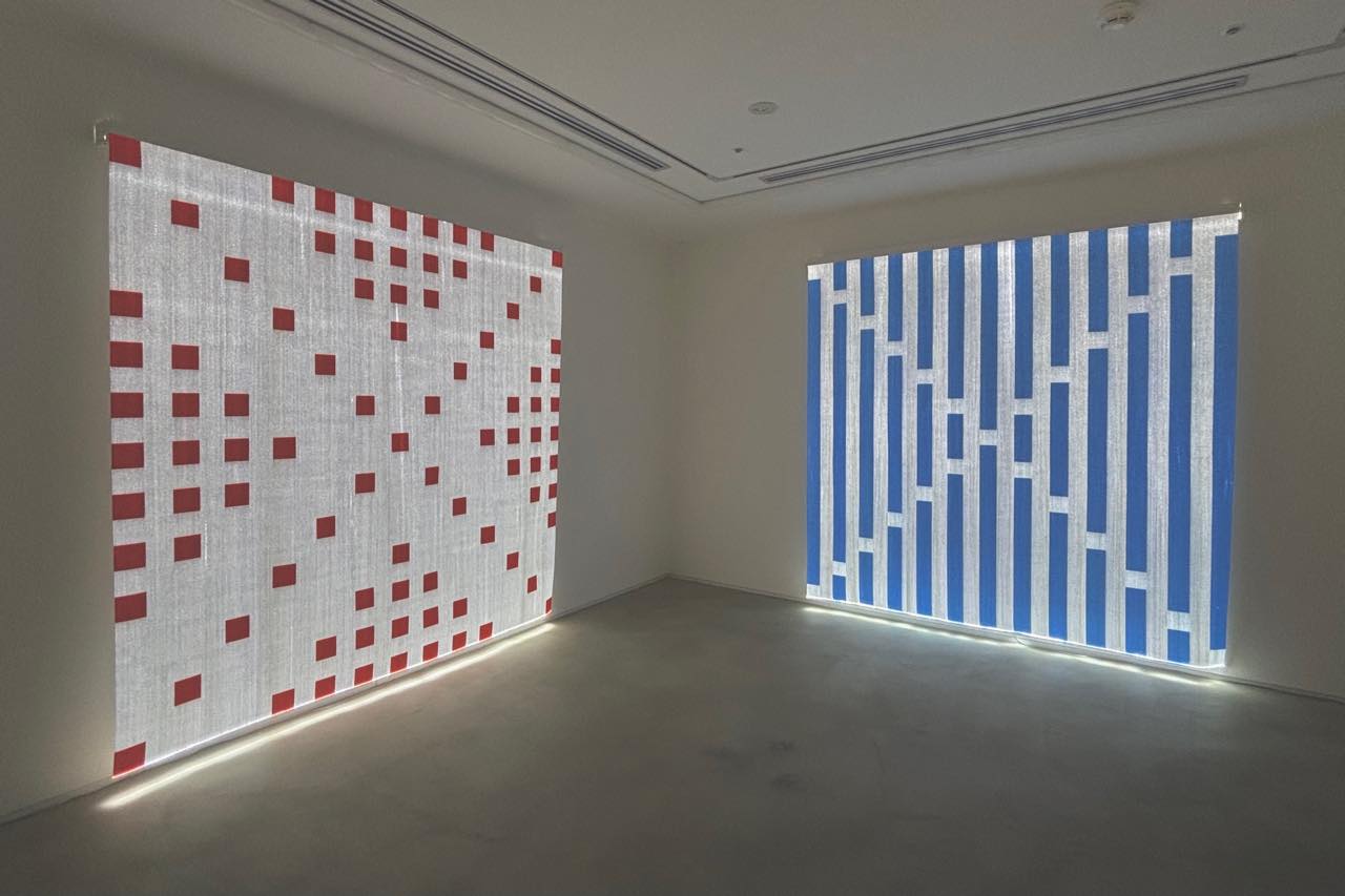 展示風景「ダニエル・ビュレン：Situated Works 1966-2013」SCAI PIRAMIDE、東京、2026年
